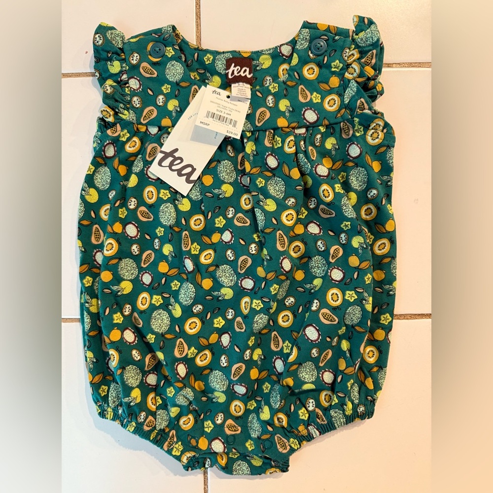 Tea Collection Flutter Baby Romper